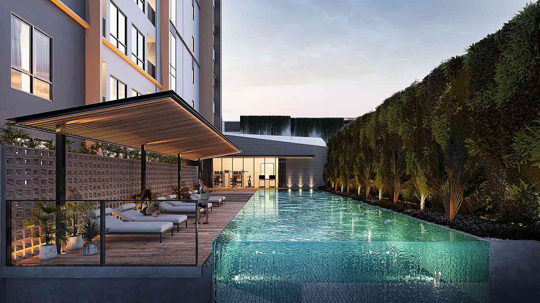 fasilitas integrated apartment Swimming Pool